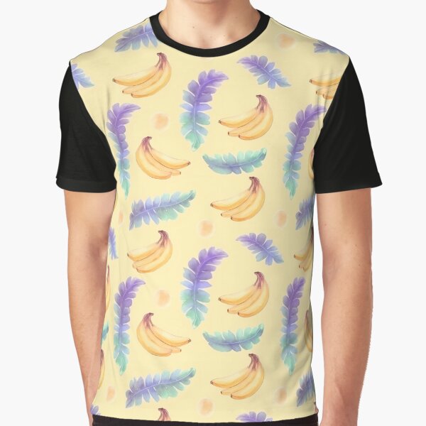 Banana Pattern Graphic T-Shirt