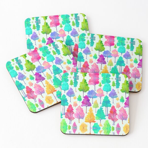 Item preview, Colorful Tree Pattern MishMash designed and sold by SchmancyPrints.