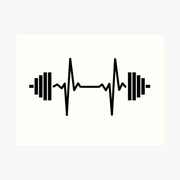 Fitness Is Lifestyle Art Print