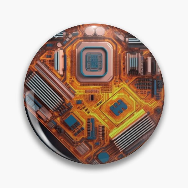 Item preview, Unleash your imagination with this striking circuit board-inspired art creation. designed and sold by farizhilmi.
