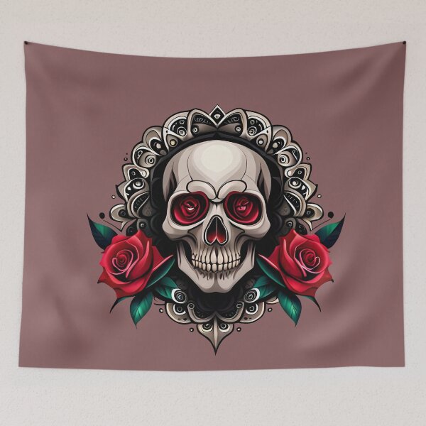 Item preview, Goth Skull designed and sold by OutOfTheBoxArt1.