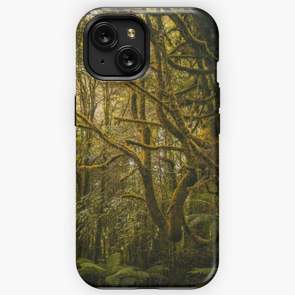 Colorful Autumn leaves and Mossy tree trunk iPhone 11 Pro Max Case