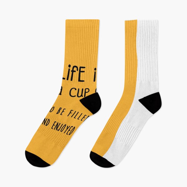 Item preview, Life is like a cup of tea Poster - Tea Quotes - Tea Poster - Life Quotes - Quote Poster - Yellow designed and sold by Studio Grafiikka.