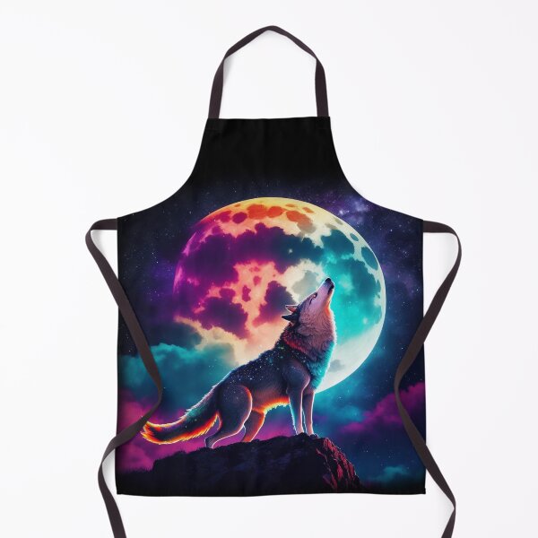 Item preview, A wolf howling at the moon designed and sold by johndesignwaves.