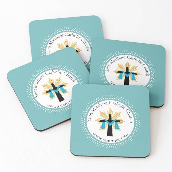 Item preview, St. Matthew Catholic Church Logo with website designed and sold by SaintMCC.