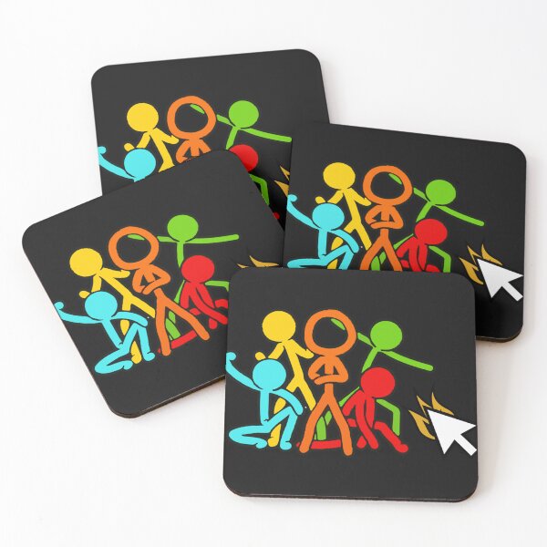 Item preview, Five Stick Figures Alan Becker Gaming  designed and sold by DulceHeat.
