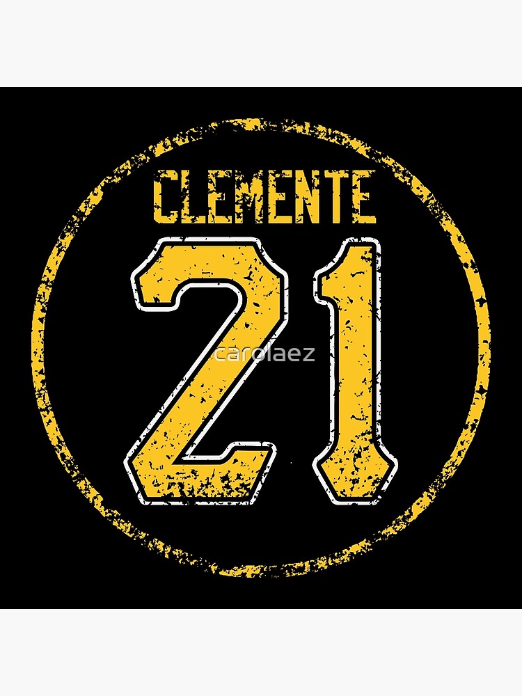 Roberto Clemente #21 Pittsburgh Printed Baseball Jersey