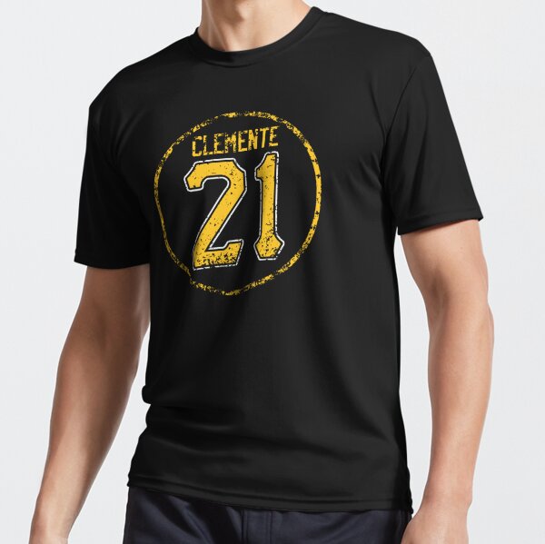 Roberto Clemente 21 PR Flag Active T-Shirt for Sale by SoLunAgua .