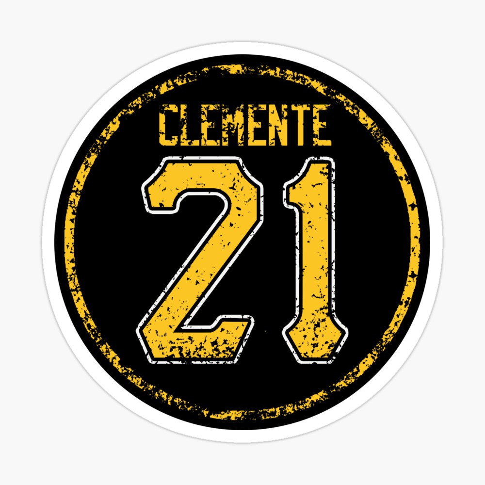 Roberto Clemente - 21 - Sticker - Diecut