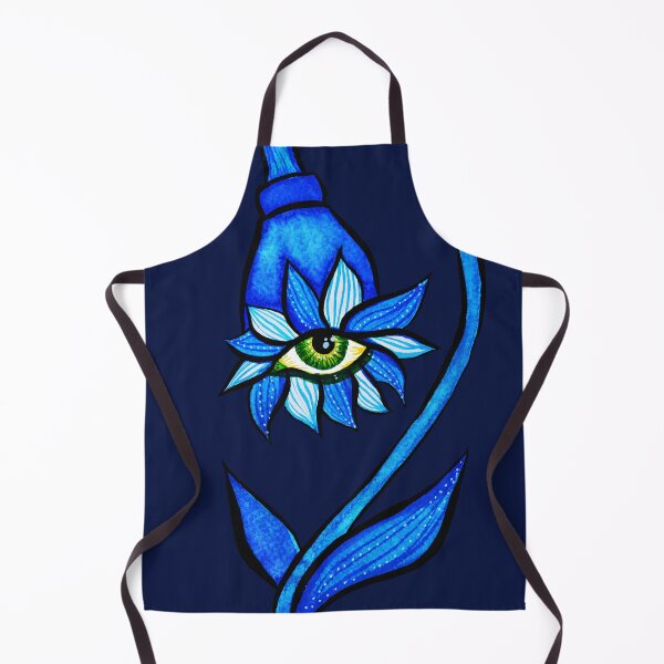 Item preview, Blue Staring Creepy Eye Flower designed and sold by Boriana Giormova.