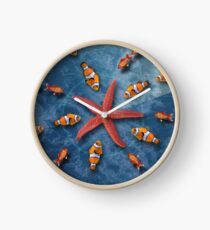 Finding The Blue Tang Fish Clock