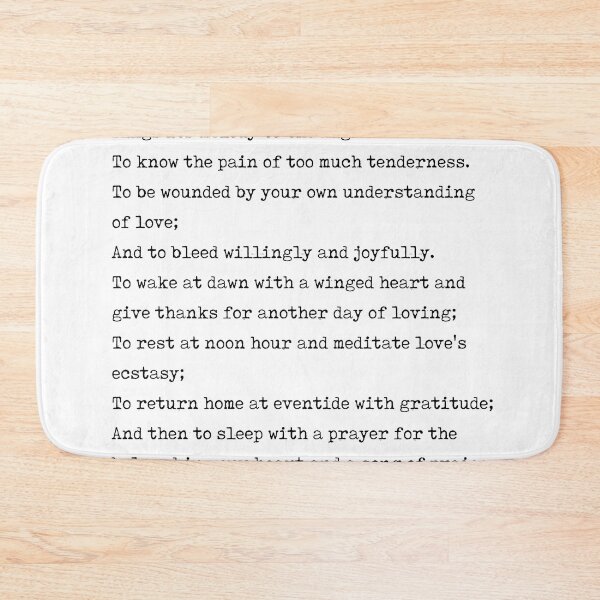 Item preview, On Love - Kahlil Gibran Poem - Literature - Typewriter Print designed and sold by Studio Grafiikka.