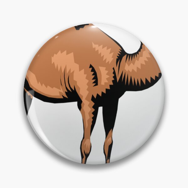 Item preview, brown camel hunchback sad face designed and sold by Franco-Jo578.