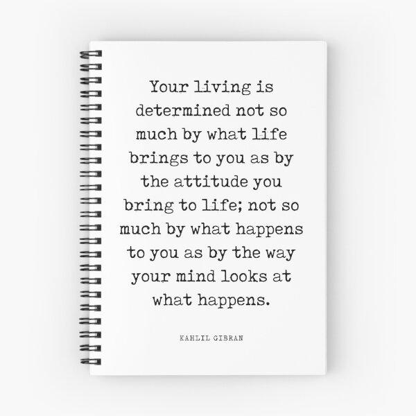 Item preview, Your living is determined - Kahlil Gibran Quote - Literature - Typewriter Print designed and sold by Studio Grafiikka.
