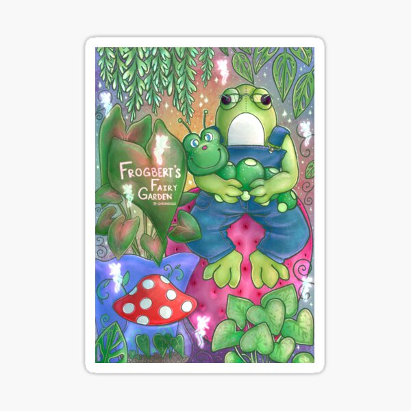 Item preview, Frogbert’s fairy garden designed and sold by GardenBuggs.