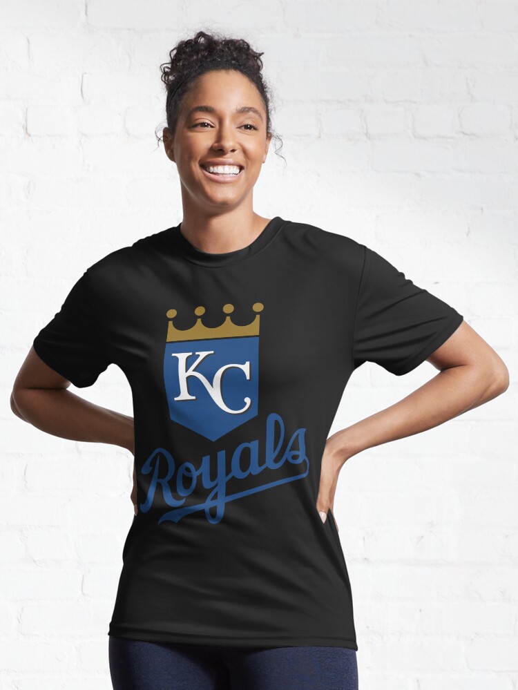 Kansas City Royals Triple Scoop 3/4 Royal Blue Sleeve Raglan Unisex XL