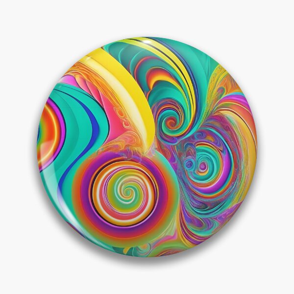 Item preview, Psychedelic Dreamscape Vibrant Swirl Pattern of Consciousness designed and sold by Tamas Das.