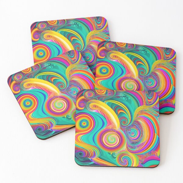 Item preview, Psychedelic Dreamscape Vibrant Swirl Pattern of Consciousness designed and sold by Tamas Das.