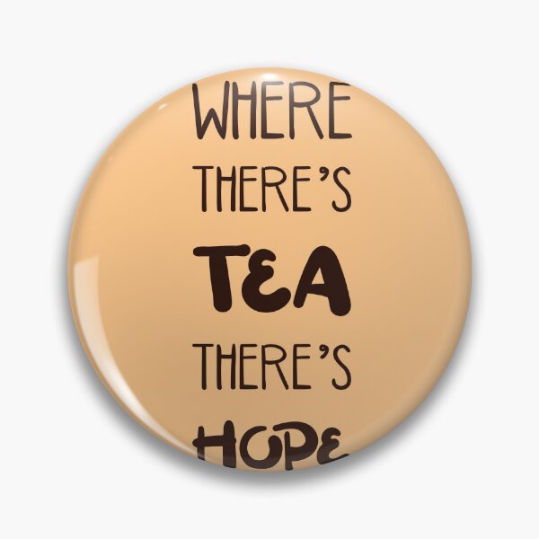 Item preview, Where there's tea there's hope - Tea Quotes - Tea Poster - Cafe Decor - Typography Poster designed and sold by Studio Grafiikka.