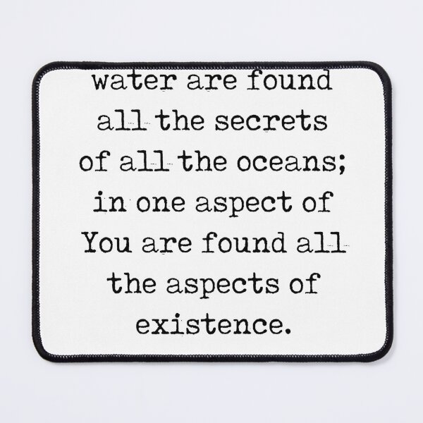Item preview, One drop of water - Kahlil Gibran Quote - Literature - Typewriter Print 1 designed and sold by Studio Grafiikka.