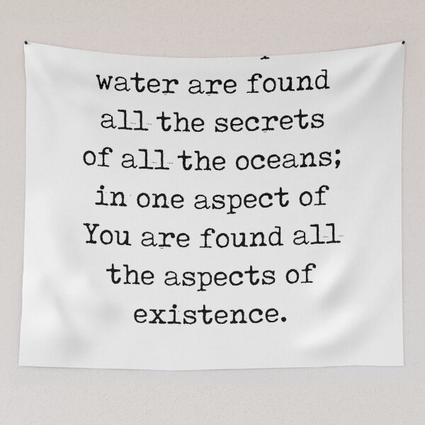 Item preview, One drop of water - Kahlil Gibran Quote - Literature - Typewriter Print 1 designed and sold by Studio Grafiikka.