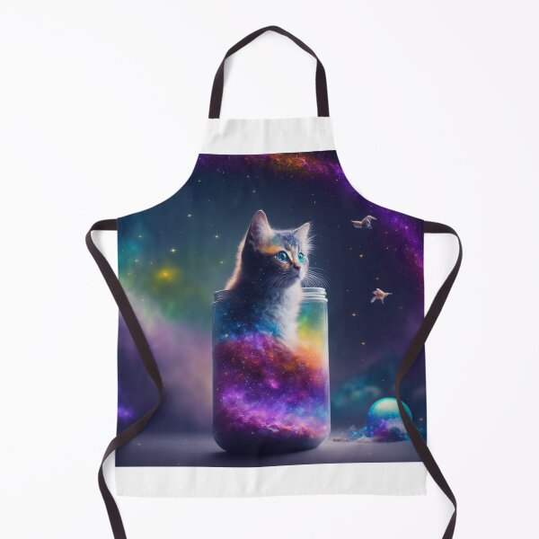 Item preview, The Magical Cat: A Surreal Galactic Photograph designed and sold by cristian-aguedo.