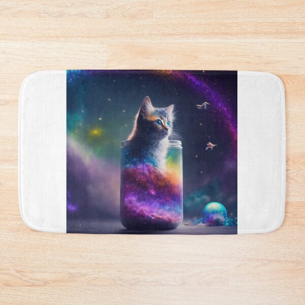 Item preview, The Magical Cat: A Surreal Galactic Photograph designed and sold by cristian-aguedo.