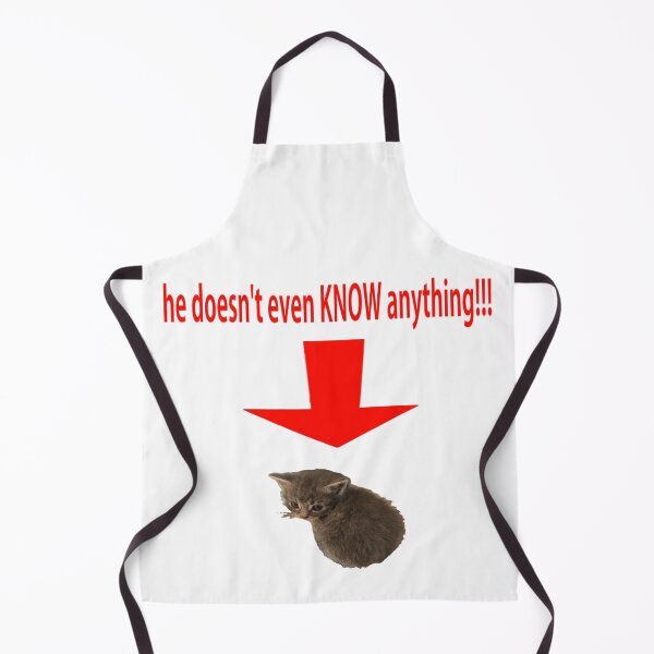 Item preview, dumb cat doesnt even know anything!!! designed and sold by ChaosRatScrunks.