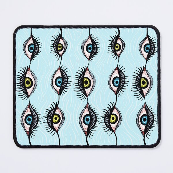 Item preview, Creepy Weird Eye Garlands Trippy Art designed and sold by Boriana Giormova.