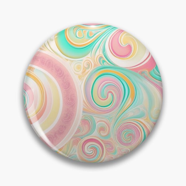 Item preview, Petals in Motion A Dance of Pink & Green Swirls designed and sold by Tamas Das.