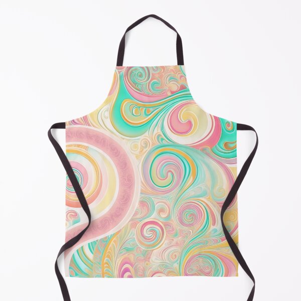 Item preview, Petals in Motion A Dance of Pink & Green Swirls designed and sold by Tamas Das.