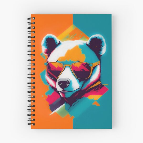 Item preview, Bear of Color with glasses: The bold style you need designed and sold by cristian-aguedo.