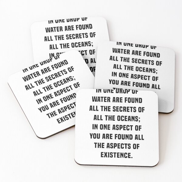 Item preview, One drop of water - Kahlil Gibran Quote - Literature - Typography Print 1 designed and sold by Studio Grafiikka.