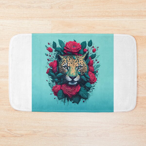 Item preview, Flowering Jaguar: A magical encounter with nature designed and sold by cristian-aguedo.