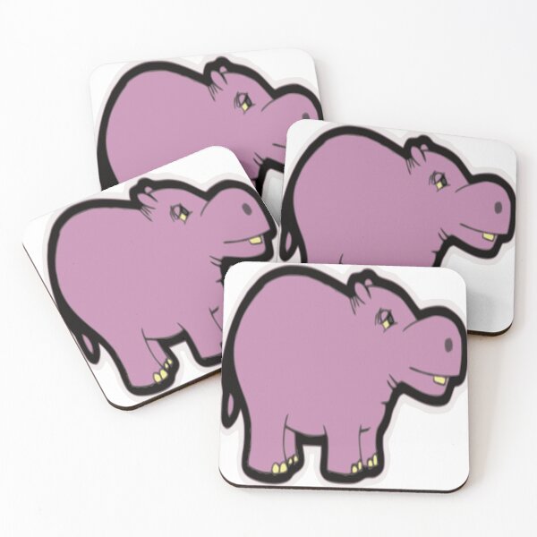 Item preview, Purple hippo grows a golden tooth designed and sold by Hope-Coll19.