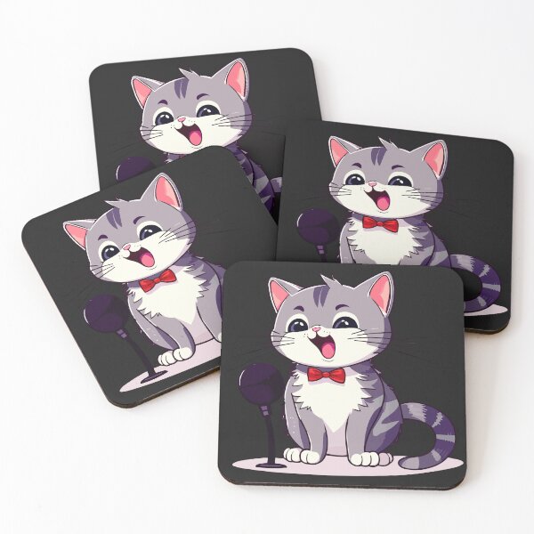 Item preview, meow singing cat designed and sold by YUMMY PENCIL.