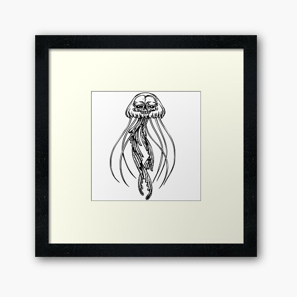 Skelly Jelly Framed Art Print