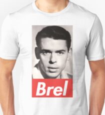 Jacques Brel portrait Unisex T-Shirt
