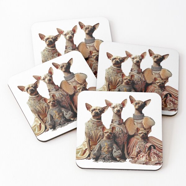 Item preview, Family Portrait of Cute Elegant Fashion Model  Dogs designed and sold by thematics.