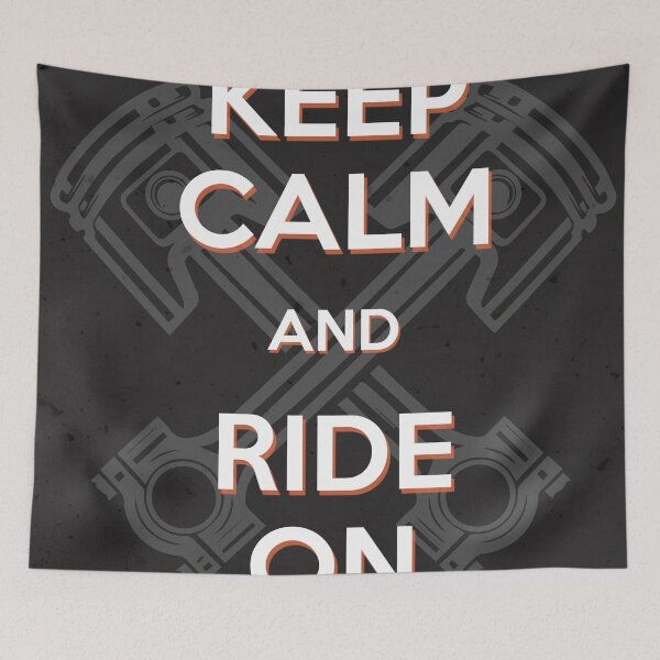 Item preview, Keep Calm and twist the throttle - Motorcycle Riding Quote designed and sold by Studio Grafiikka.