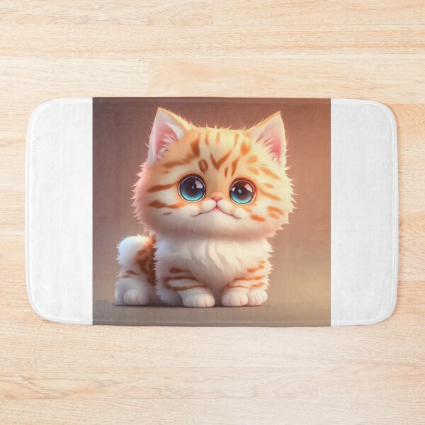 Item preview, Cute adorable fluffy kitten that gives tenderness designed and sold by cristian-aguedo.