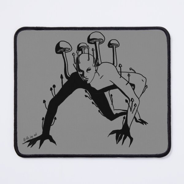 Item preview, Cordyceps Mushroom Fairy Zombie Creature Crawling designed and sold by ellejoyart.