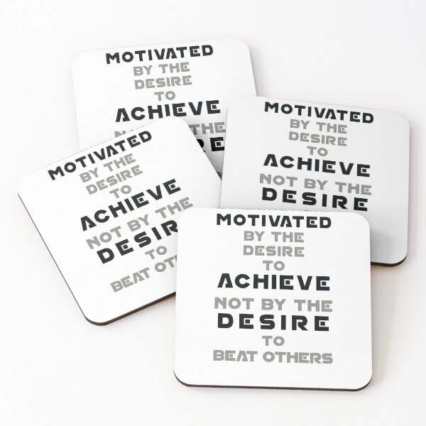 Item preview, A Creative Man is motivated by the desire to achieve - Ayn Rand Quote designed and sold by Studio Grafiikka.