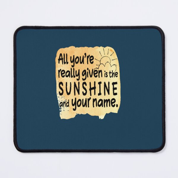 Item preview, Sunshine and Your Name (Get Along) Fitted Scoop designed and sold by MelidesignSTD.