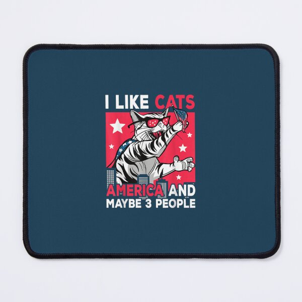 Item preview, patriotic cats i like cat america and maybe 3 people designed and sold by MelidesignSTD.