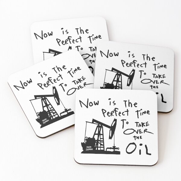 Item preview, Perfect Time For Oil; designed and sold by StickerApe.