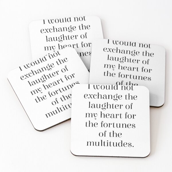 Item preview, I would not exchange the laughter - Kahlil Gibran Quote - Literature - Typography Print designed and sold by Studio Grafiikka.