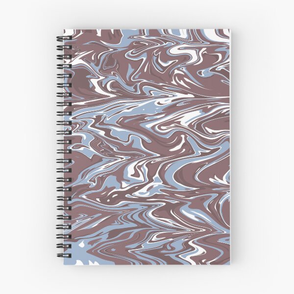 Item preview, Browns and Swirls of Blue designed and sold by StuffWeMade.