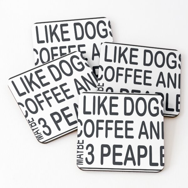 Item preview, I like dogs coffee and maybe 3 people designed and sold by teemix.