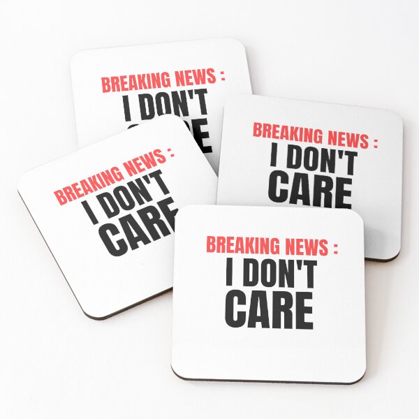 Item preview, "Breaking News: I Don't Care" T-Shirt: A Bold Statement of Indifference designed and sold by DPrompt.